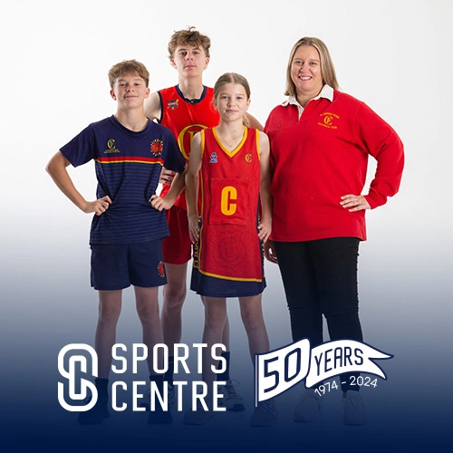 Sports team with anniversary logo