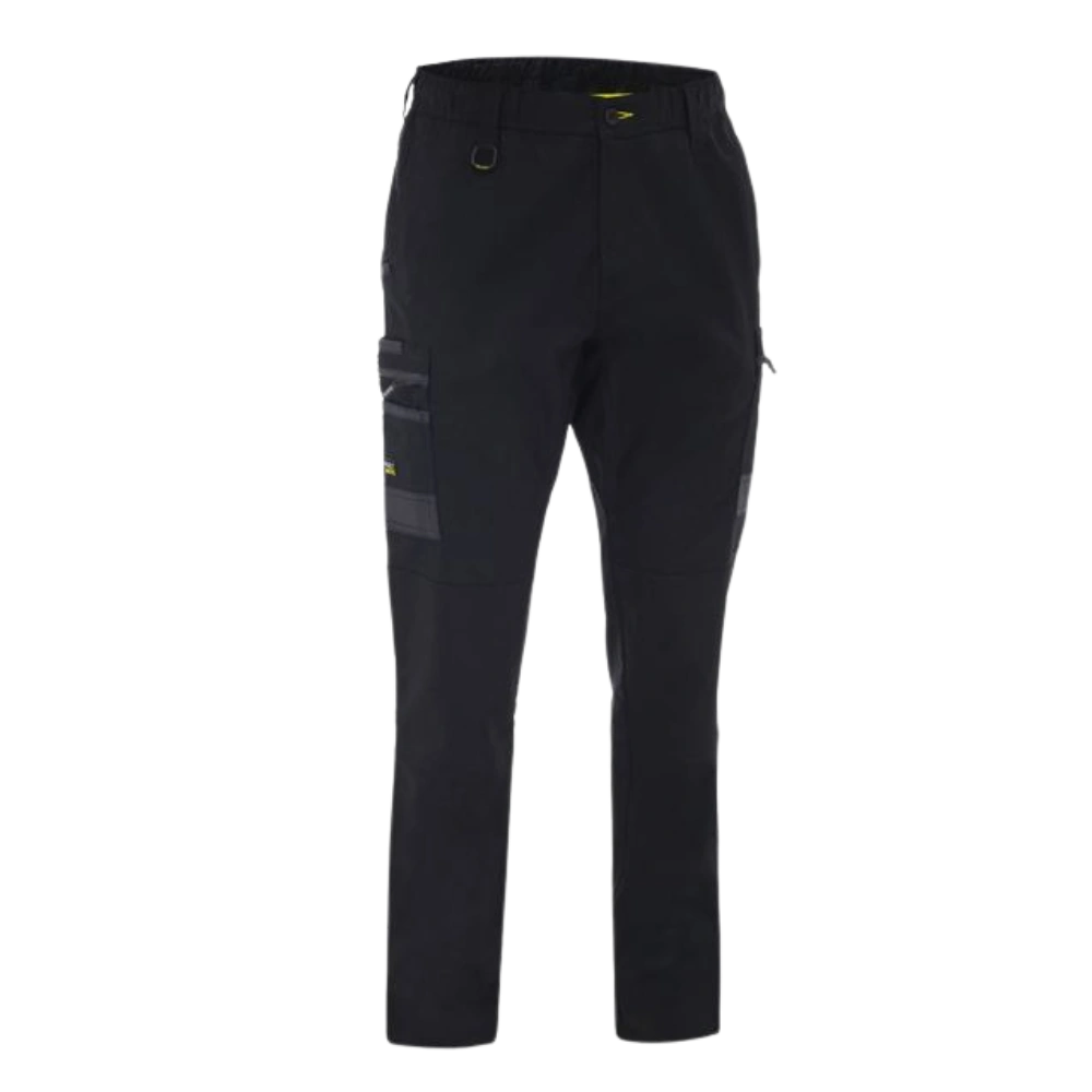 Black cargo work pants